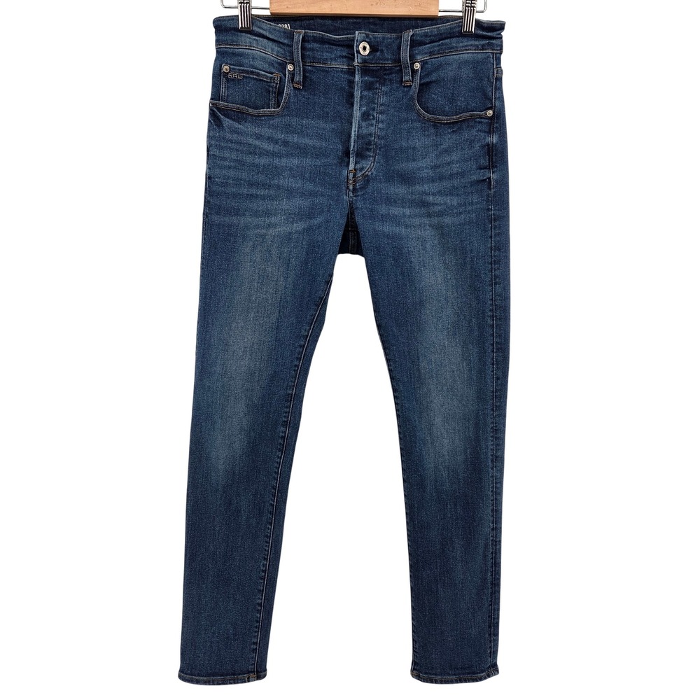 G Star RAW 3301 Slim Fit‎ Mens Jeans Blue Wash 32x32 Measures 31x29